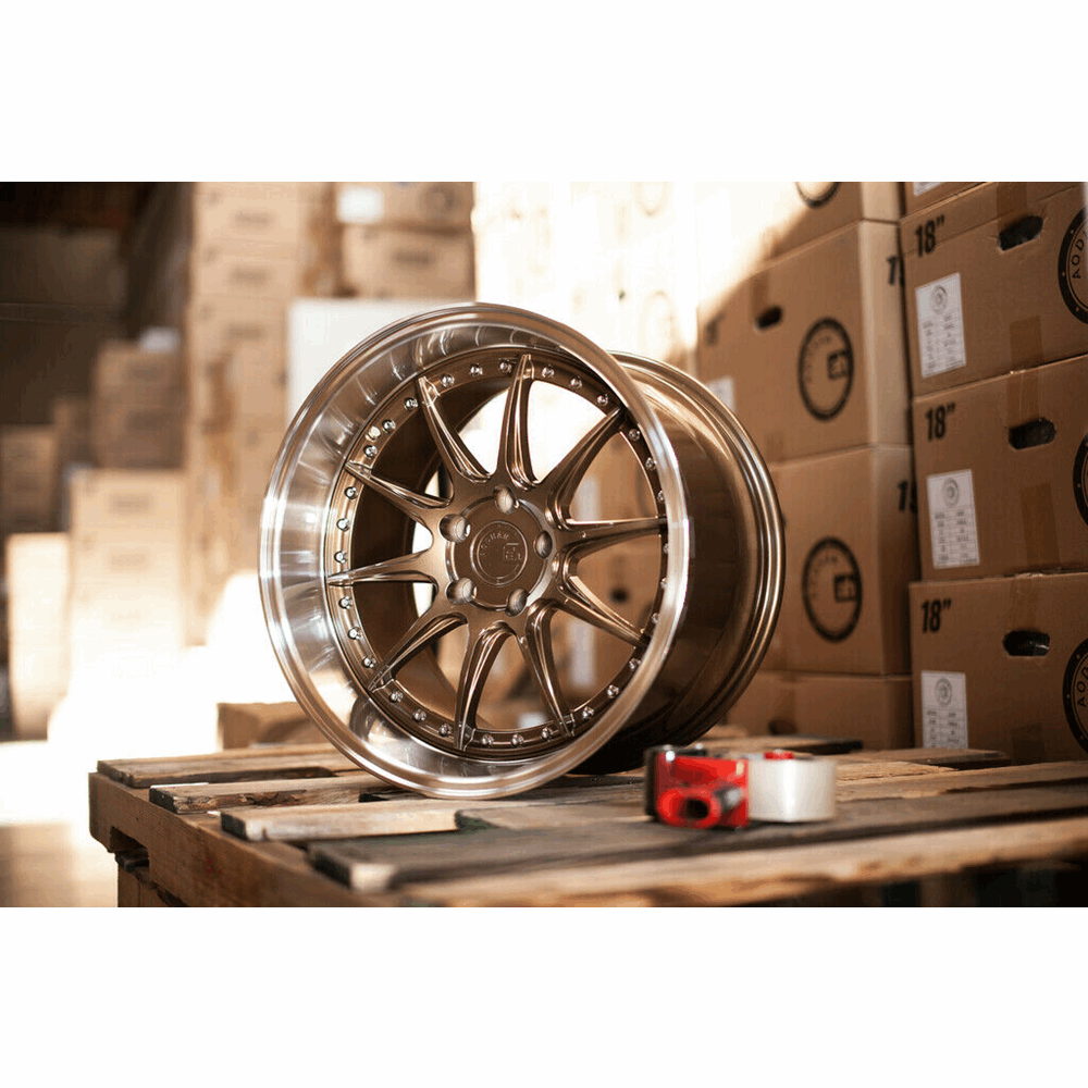 AodHan DS07 19x11 +22 5x114.3 (5x4.5) 73.1 | Bronze with Machined Lip